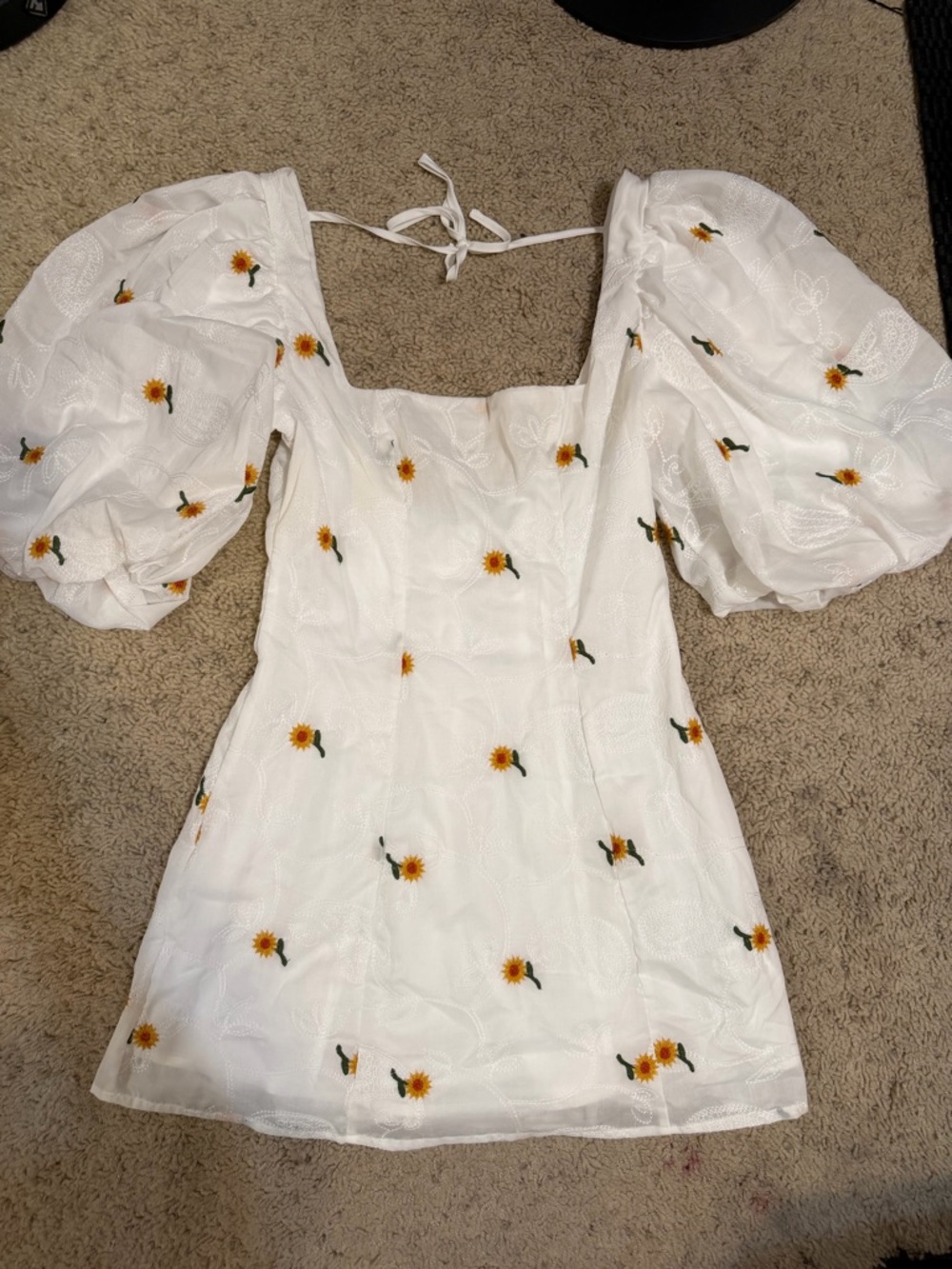 Missguided Daisy Print Mini Dress Size XS